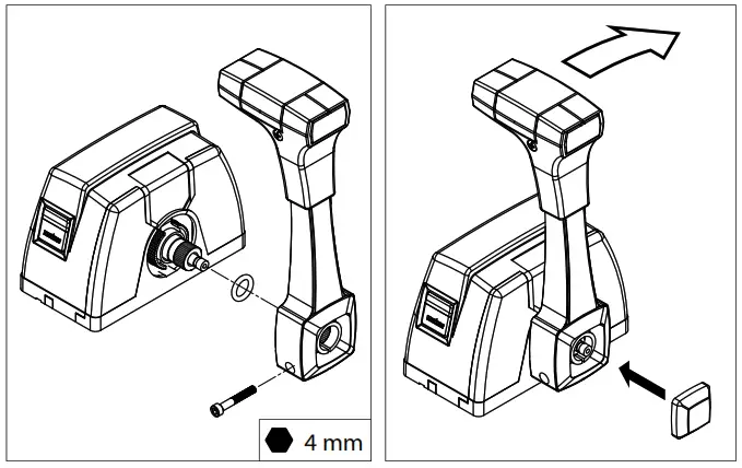 Mechanical remote engine control - tightly-