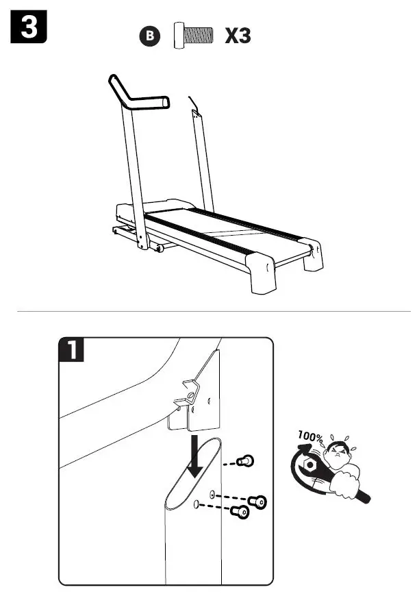 DOMYOS T540C Fitness Treadmill-fig6