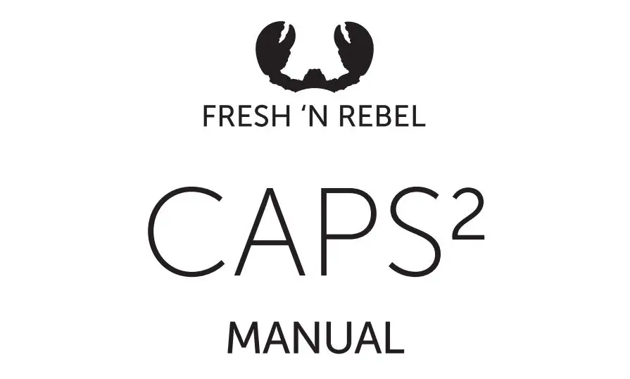 FRESH N REBEL 3HP220IG Caps 2 Wireless Headphones Instruction Manual