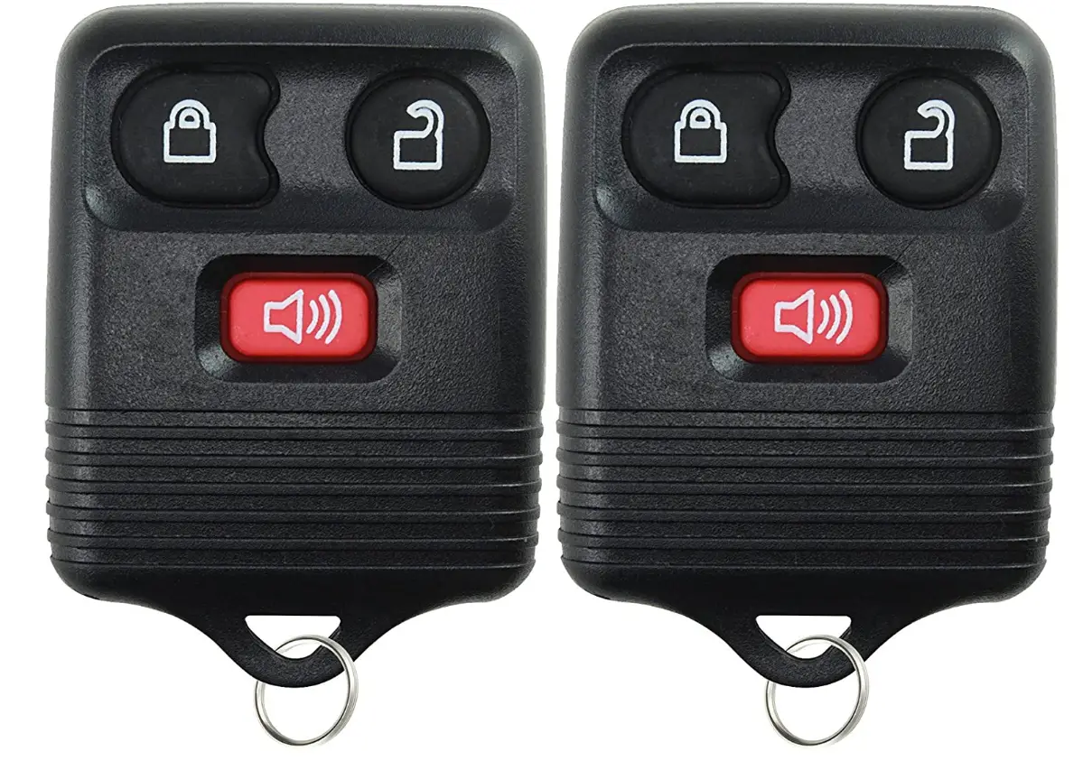 2-Replacement -eyless -ntry-Remote-Control-Key-Fob-Clicker-Transmitter-3-Button-image
