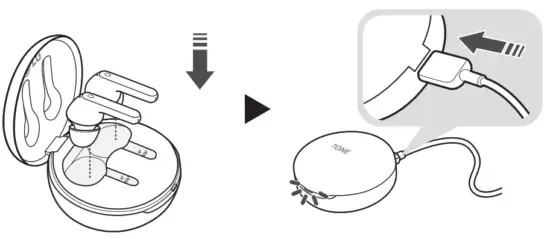LG TONE FP3 Bluetooth Stereo Headset - Charging