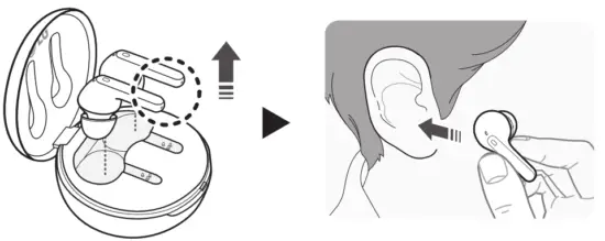 LG TONE FP3 Bluetooth Stereo Headset - earbuds