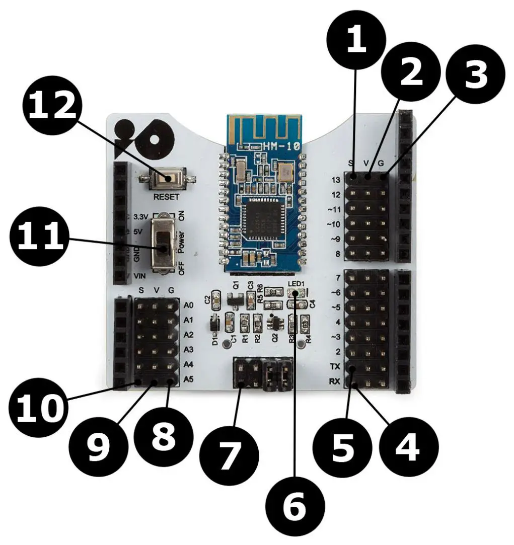velleman Hm-10 Wireless Shield For Arduino Uno Description