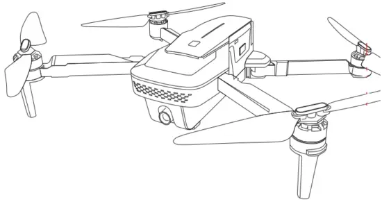 VISUO XS818 FPV Mini Drone 4K GPS Quadrocopter -