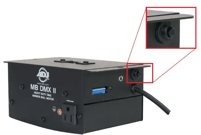 ADJ MB DMX II Heavy-Duty Motor for Mirror Balls up to 20-Inches-fig8