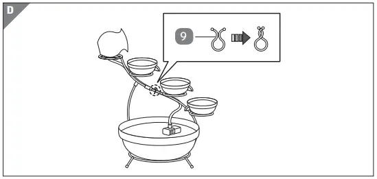 ALDI 1180130AL Gardenline Solar Water Feature -fig5