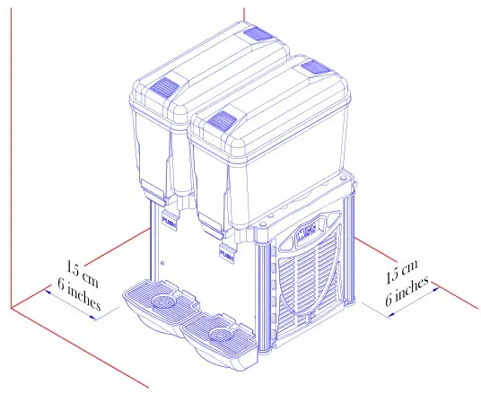LANCER 1100 Refrigerated Beverage Dispenser - Positioning