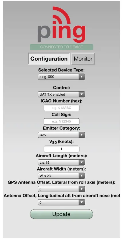 uAvionix PING1090I Dual-Link ADS-B Transceiver-FIG8