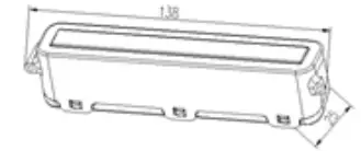 Midea MCH 90M80AT Cooker Hood - LED light