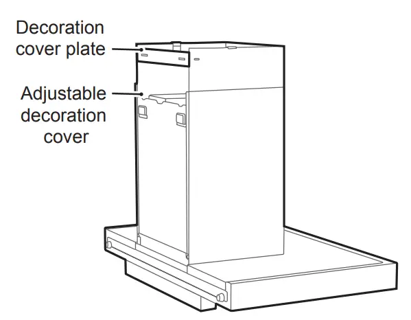 Midea MCH 90M80AT Cooker Hood - decorative cover