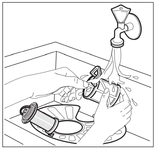 Cleaning the filters