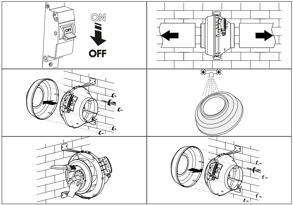 VENTS VK EC Centrifugal Fan - PROTECTION