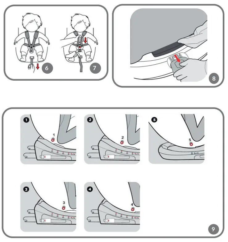 lionelo Bastiaan RWF Baby car seat - fig2