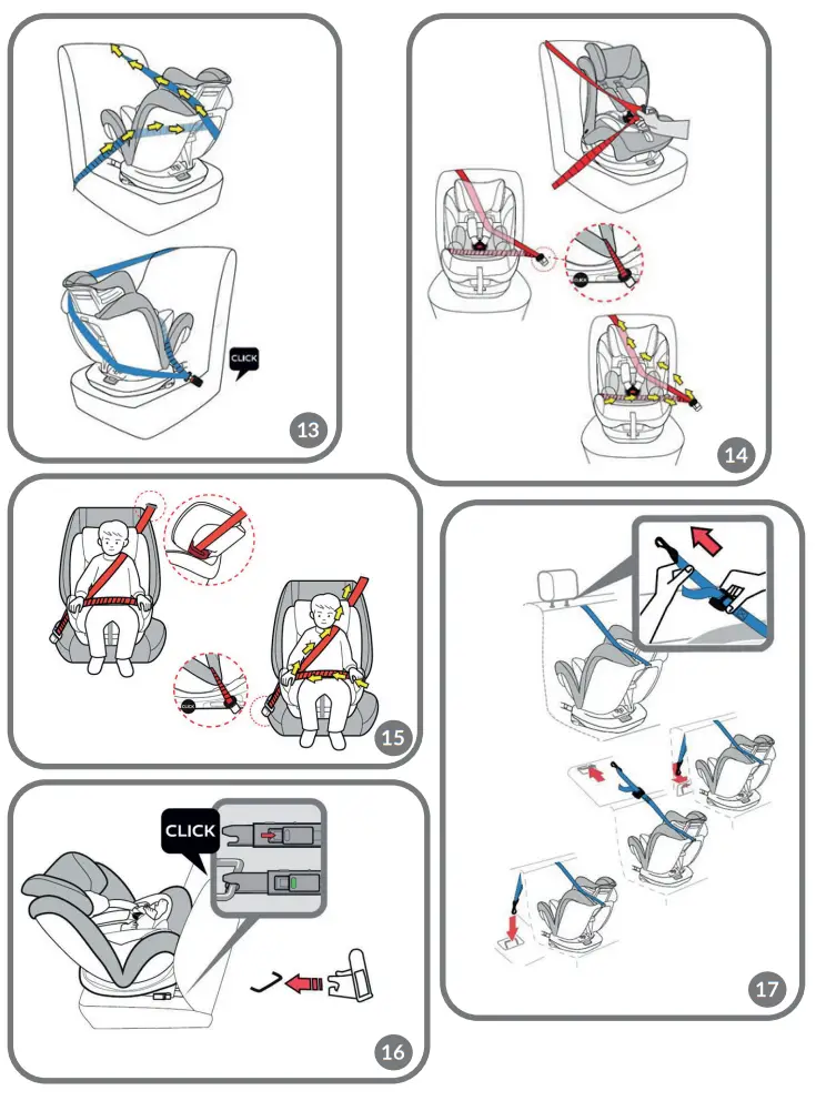 lionelo Bastiaan RWF Baby car seat - fig4