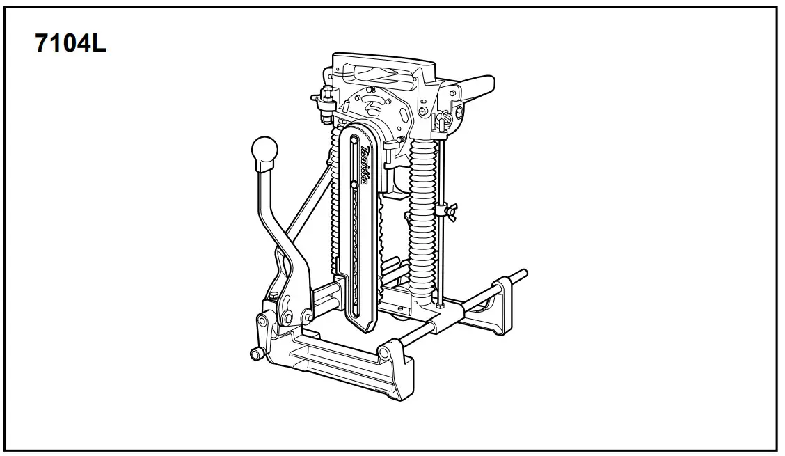makita 7104L chain mortiser - Fgure 1