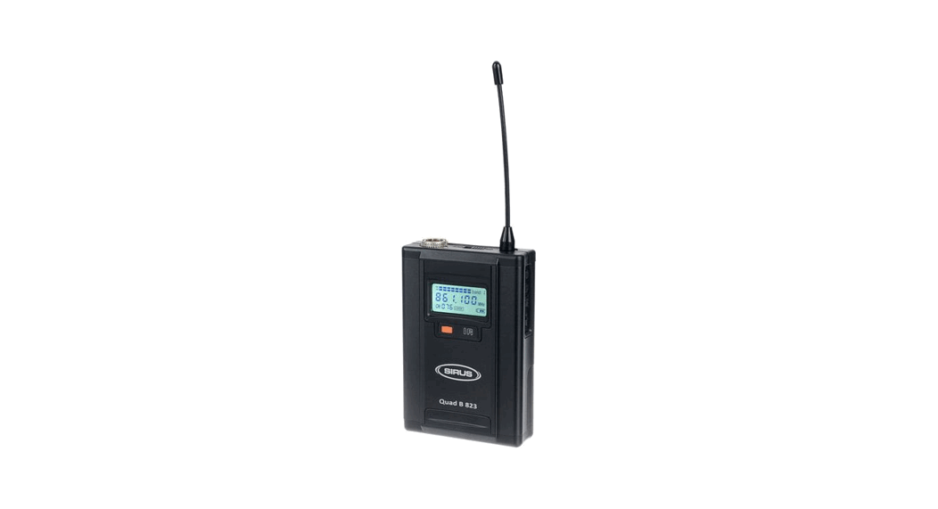 Sirus Quad B 823 Professional Bodypack Transmitter User Guide