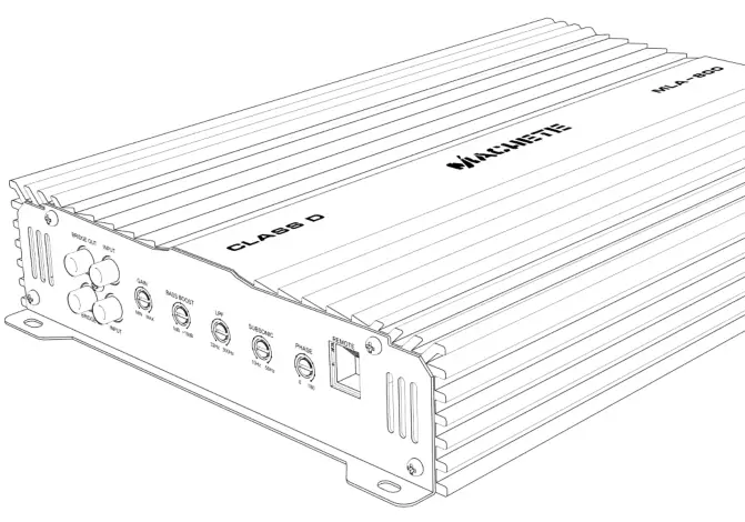 Deaf Bonce MLA-800 790W RMS Machete Series Class-D Monoblock Amplifier -