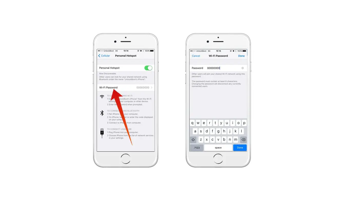 Share Your Internet Connection From Iphone