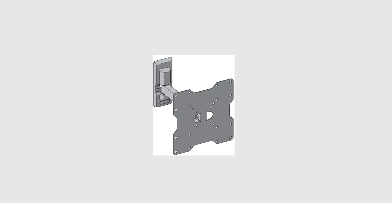 Meliconi Fr200 Flate Style Wall Mounted Tv Mount Instructions