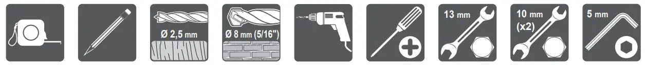 meliconi-FR200-Flate-Style-Wall-Mounted-TV-Mount-FIG-1