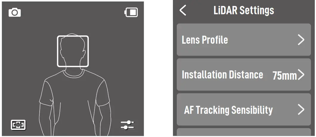 dji 4038 RS LiDAR Range Finder - lidar seting