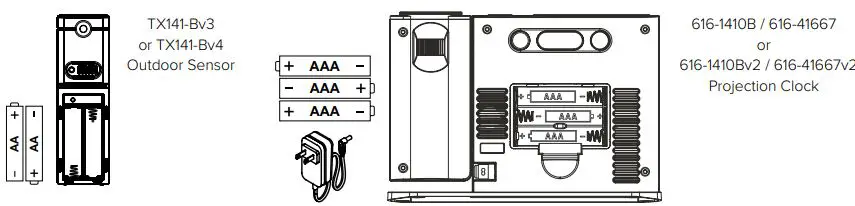 LA CROSSE TECHNOLOGY 616-1410B Atomic Project 1