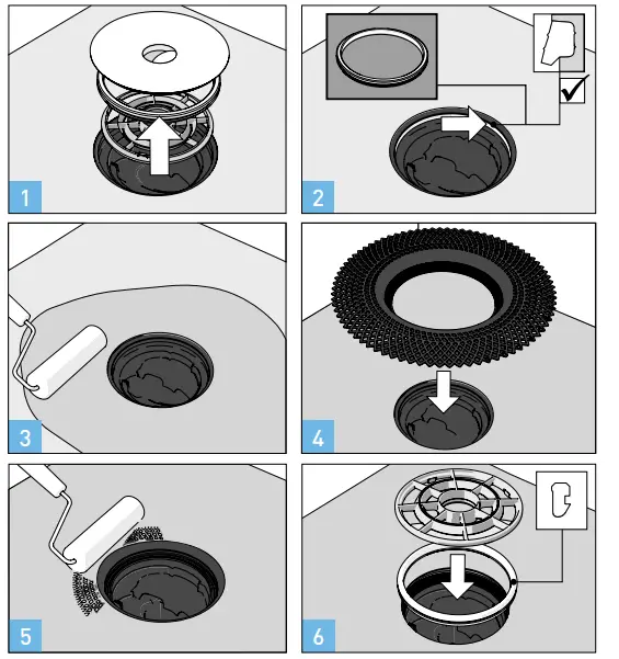vieser 3317307 One Horizontal Drain Instruction fig 5