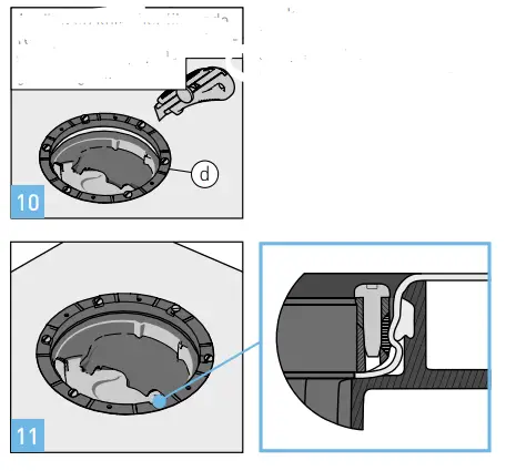 vieser 3317307 One Horizontal Drain Instruction fig 8
