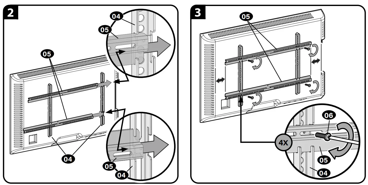 SeCURa QLF425-B2 Full Motion TV Wall Mount - Figure 13