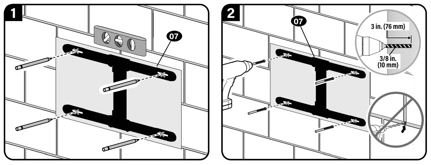SeCURa QLF425-B2 Full Motion TV Wall Mount - Figure 16
