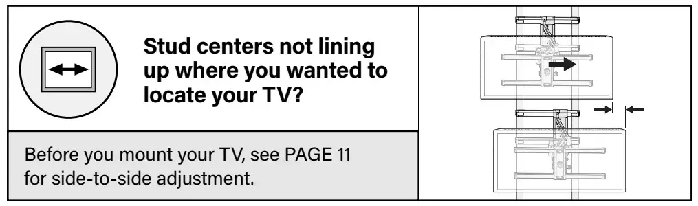 SeCURa QLF425-B2 Full Motion TV Wall Mount - Figure 18