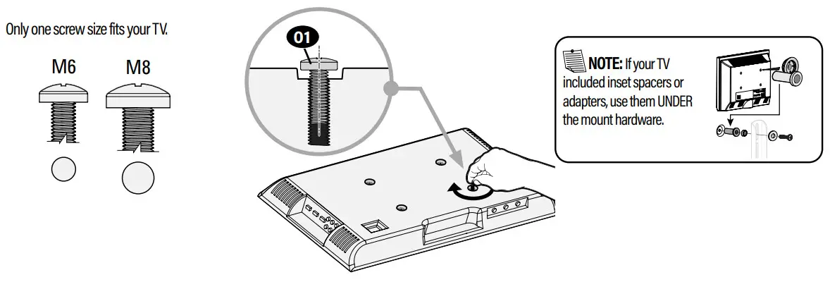 SeCURa QLF425-B2 Full Motion TV Wall Mount - Figure 8