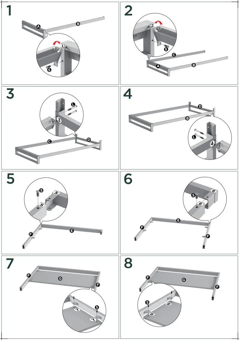 ZINUS IRPBH FBOSZ 1 Bed Frame - 1