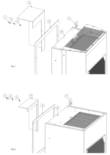 SEIFERT 43302001 BTU Control Cabinet Air Conditioner - FIG 2