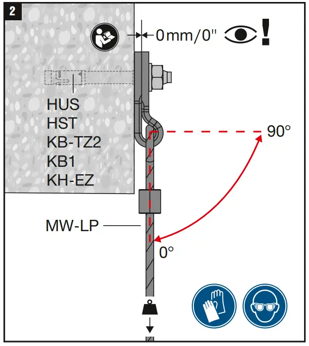 HILTI MW-C Ceiling Clip fig 1