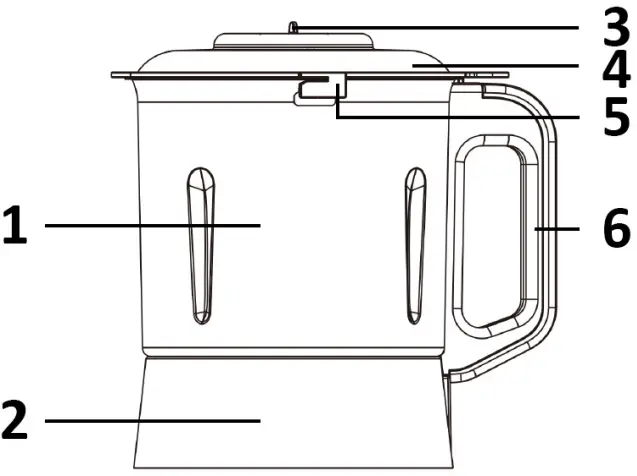 Salente Mixi GR Stainless Steel Grinder and Beater-fig1