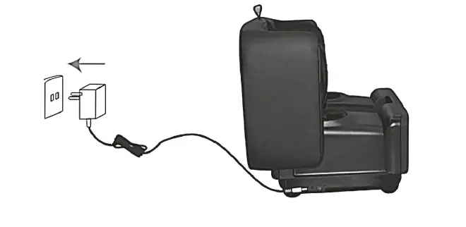 MEDIC THERAPEUTICS Shiatsu Foot LED Massager and Heated OTTOMAN FIG 2