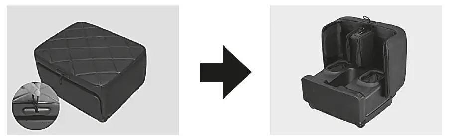 MEDIC THERAPEUTICS Shiatsu Foot LED Massager and Heated OTTOMAN FIG 3