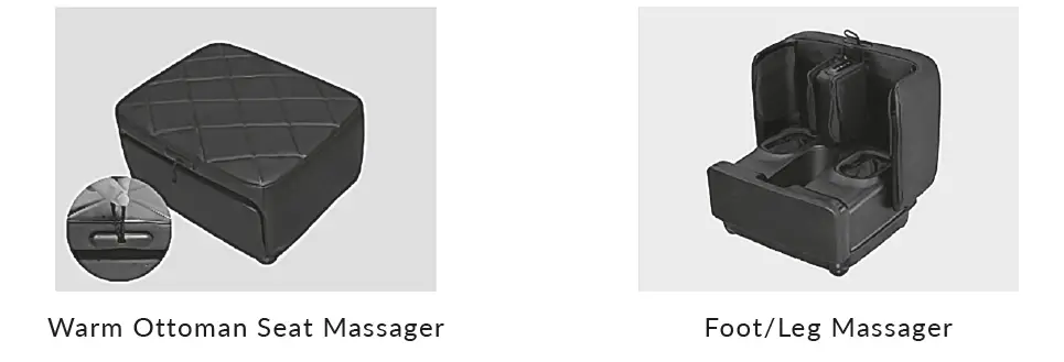 MEDIC THERAPEUTICS Shiatsu Foot LED Massager and Heated OTTOMAN FIG 6