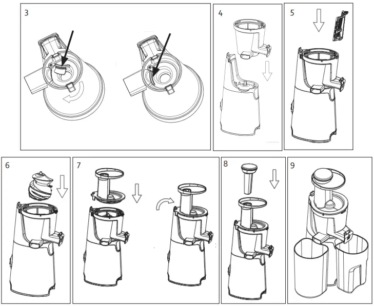 DOMO DO9248J Slow Juicer Health Booster-FIG6