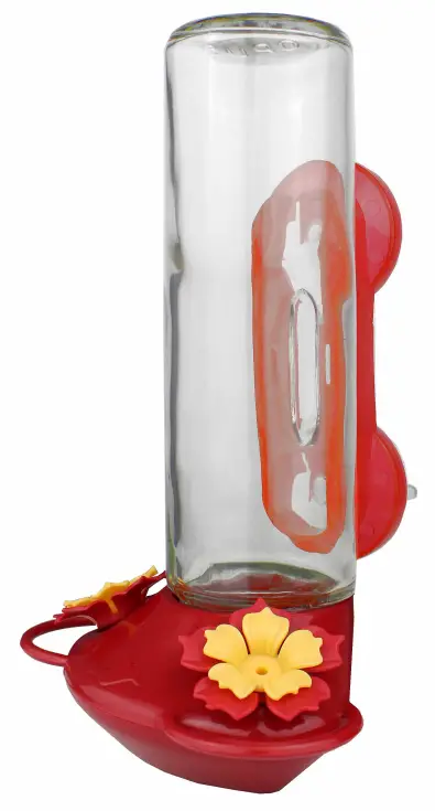 PERKY PET 455 2 Window Mounted Glass Hummingbird Feeder