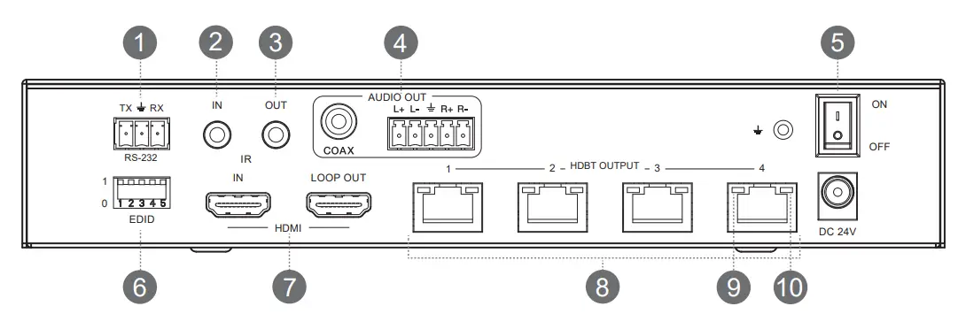 COVID-D1H4B-200-18Gbps-HDMI-1x4-HDBaseT-Splitter-2