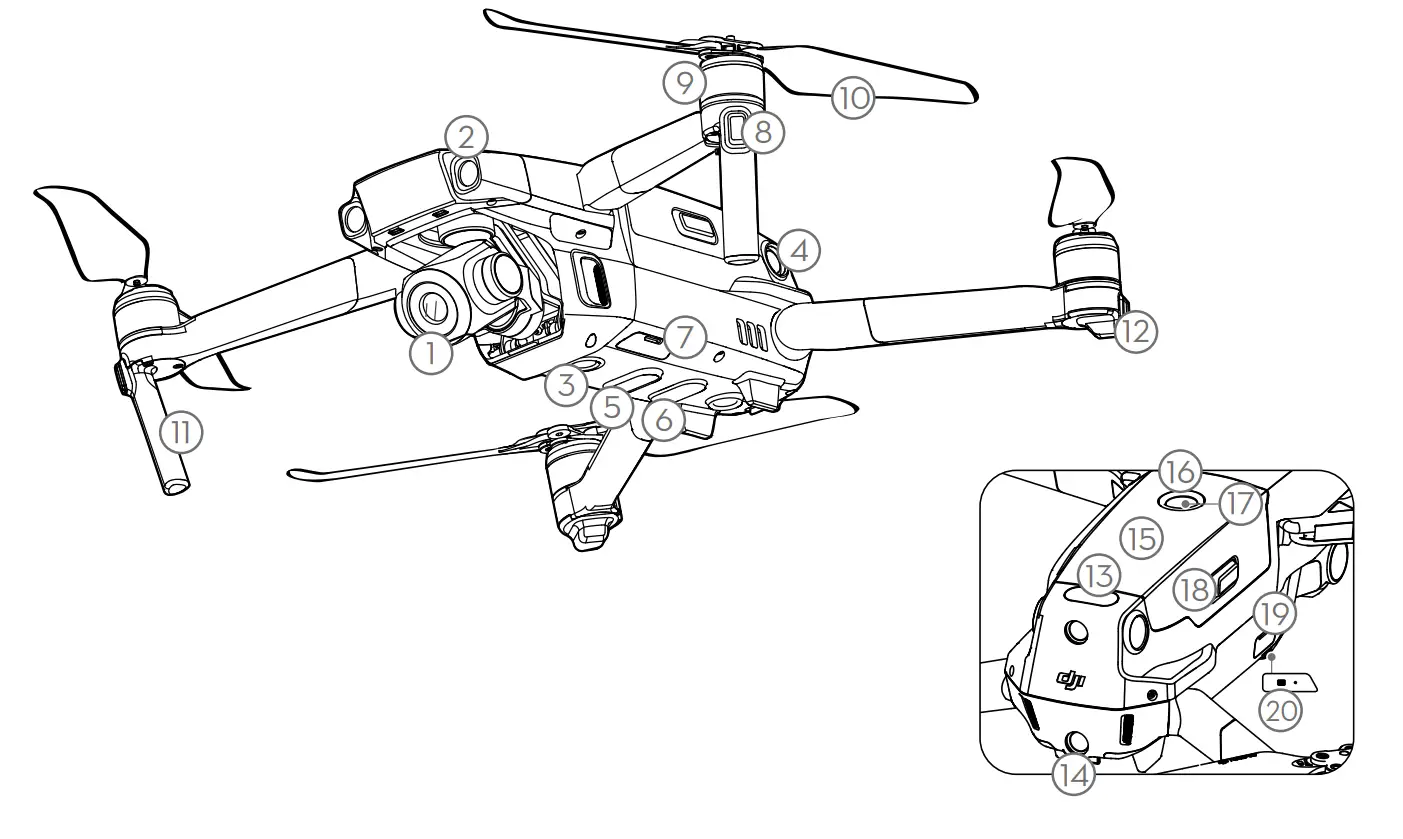 dji Mavic 2 Zoom -Aircraft