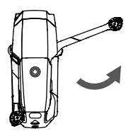 dji Mavic 2 Zoom - front arms