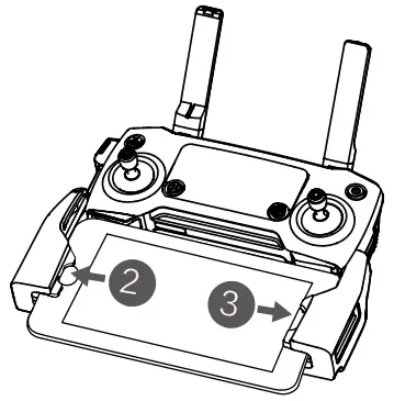 dji Mavic 2 Zoom - the clamps