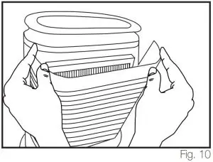 FIG 15 Cleaning the HEPA Filter
