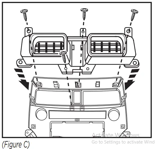 Metra 99-7874 Din Kit for 2008-2015 Honda Vehicles-KIT PREPARATION figure c