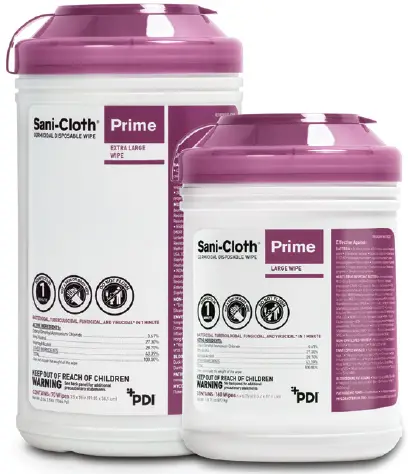PDi-Sani-Cloth-Prime-Germicidal-Disposable-Wipe-product