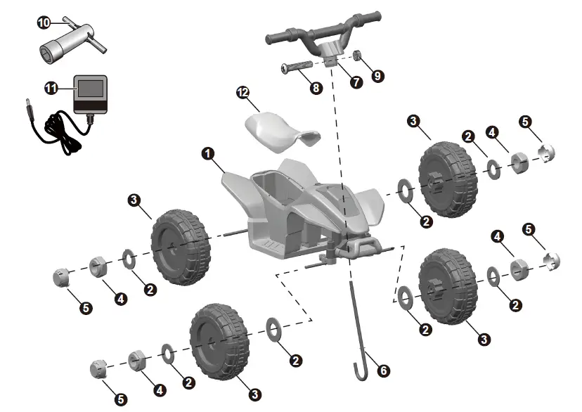 HONEY-JOY-Battery-Powered-Ride-On-Mini-Quad-Owner-FIG-3