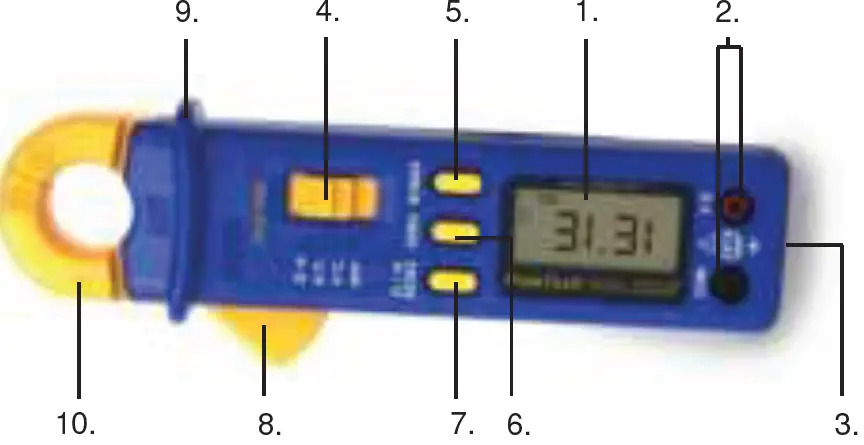PeakTech 3131eff Digital-AC DC Clamp Meter 02